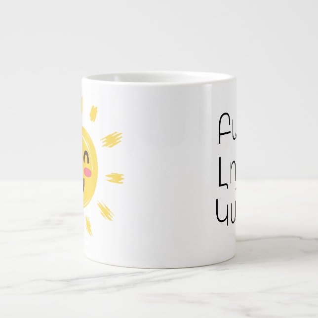 Personalized Armenian Good Morning Jumbo Mug (Front)