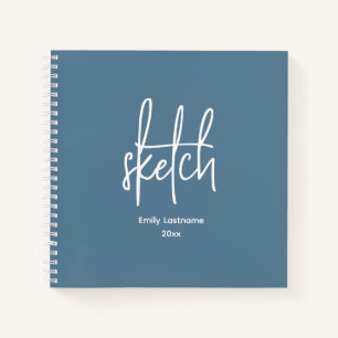 Personalized Artist Sketch Sketchbook Notebook