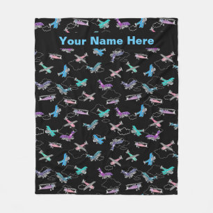 Personalized Aviation Blanket 