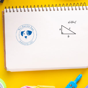 Personalized Awesome Job Teachers Classroom Self-inking Stamp