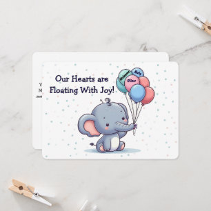 Personalized Baby Congratulations Card