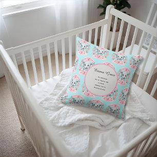Personalized Baby Elephant Pillow