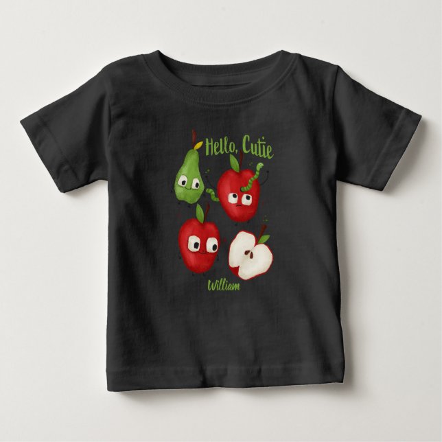 Personalized Baby Fruit Tee (Front)
