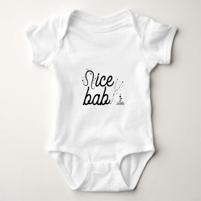 Personalized Baby Jersey Bodysuit (Front)