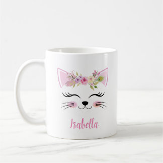 Personalized Baby Kitten head mug