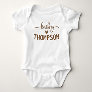 Personalized Baby Name, Custom Coming Soon Newborn Baby Bodysuit