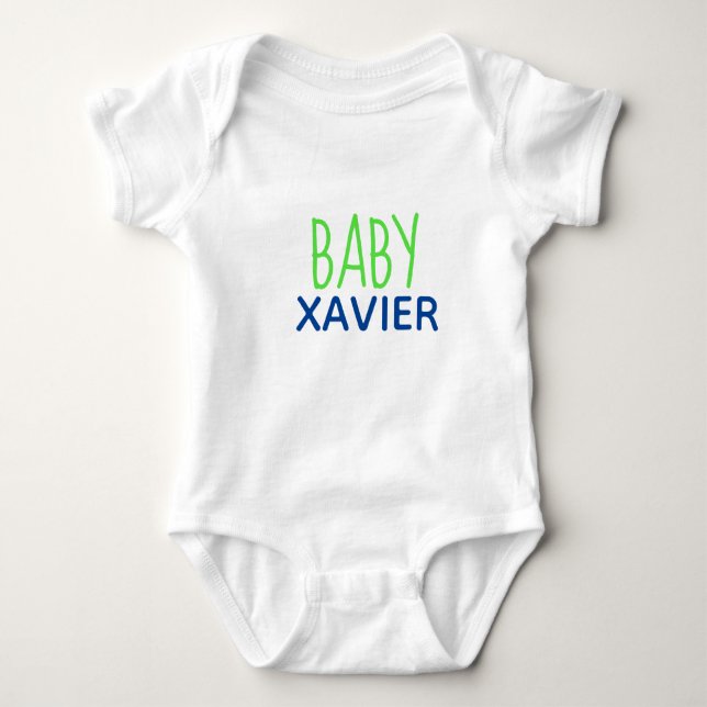 PERSONALIZED BABY one-piece Baby Bodysuit (Front)