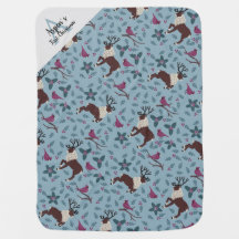 Personalized Baby’s First Christmas Blanket