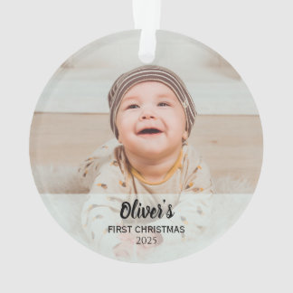 Personalized Baby’s First Christmas  Ornament