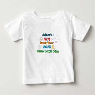 Personalized Baby’s First New Year – Cute Design Baby T-Shirt