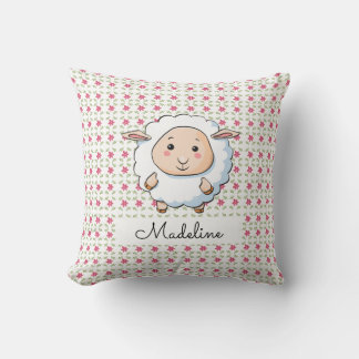 Personalized Baby Sheep Cushion