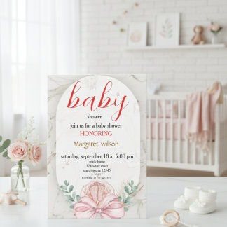 Personalized Baby Shower Card – Cute