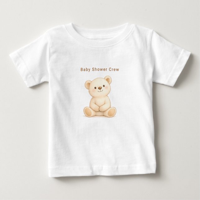 Personalized Baby Shower T-Shirt (Front)