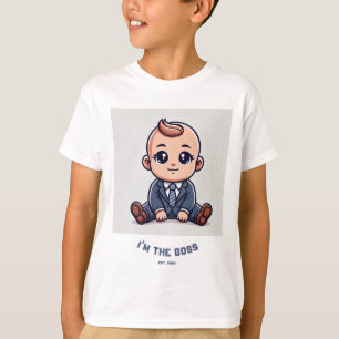 Personalized Baby T-shirt – "I'm the Boss"