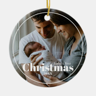 Personalized Baby's First Christmas Ornament