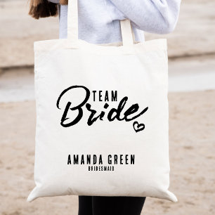 Personalized Bachelorette Bridesmaids Party Group Tote Bag