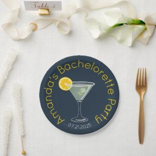 Personalized Bachelorette Party Paper Plate