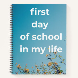 Personalized Back to School Notebook – Cute Custom