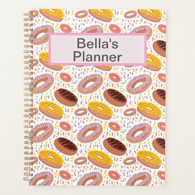 Personalized Baking Notebook  Planner (Front)