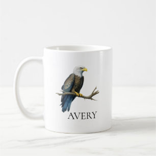 Personalized Bald Eagle Mug, Bald Eagle Lover, Gif Coffee Mug