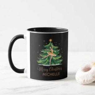 Personalized Ballerina ballet dancer christmas  Mug