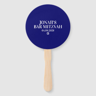 Personalized Bar Mitzvah Hand Fans