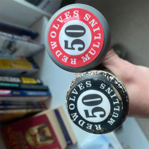 Personalized Baseball Bat Knob Decals