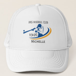 Personalized baseball Club Name Classic Trucker Hat