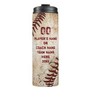 Personalized Baseball Coach Gift Ideas, Baseball Thermal Tumbler