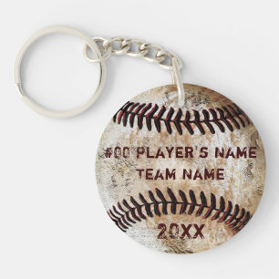 Personalized Baseball Gifts for Players, Baseball  Key Ring