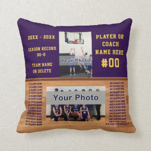 Personalized Basketball Gifts for Players, Coaches Cushion