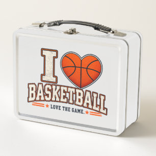 Personalized Basketball Lunch Box I Love Basketb