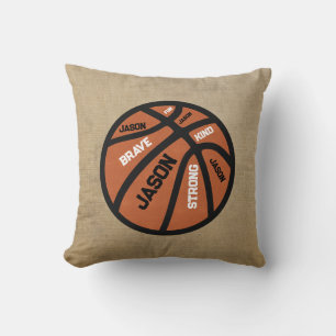 Personalized Basketball Pillow Add Your Name