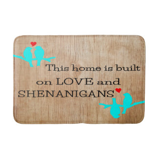 personalized bath mat