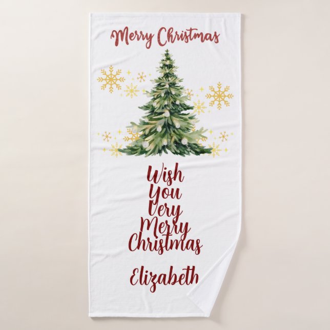 Personalized Bath Towel (Bath Towel)