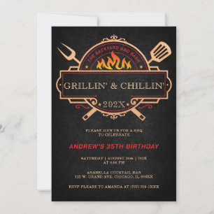 Personalized BBQ Birthday Party Template Ideas
