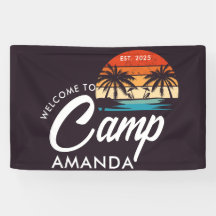 Personalized Beach Camp Bachelorette Party Custom