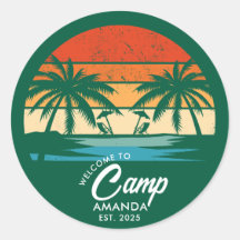 Personalized Beach Camp Bachelorette Party Custom