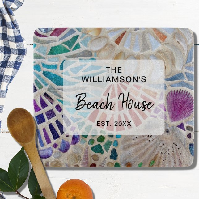 Personalized Beach House Cutting Board (Creator Uploaded)