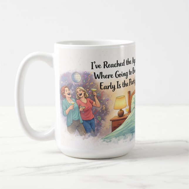 Personalized Bedtime Party Fun Mug (Left)