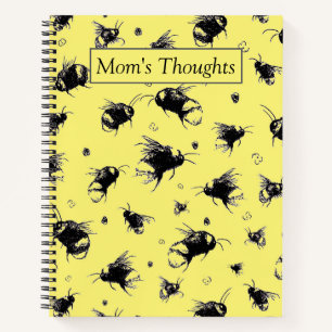 Personalized Beekeeper Notebook for Mom