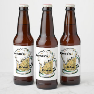 Personalized Beer Bottle Label
