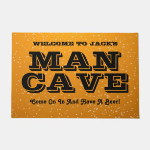 Personalized Beer Theme Man Cave Doormat