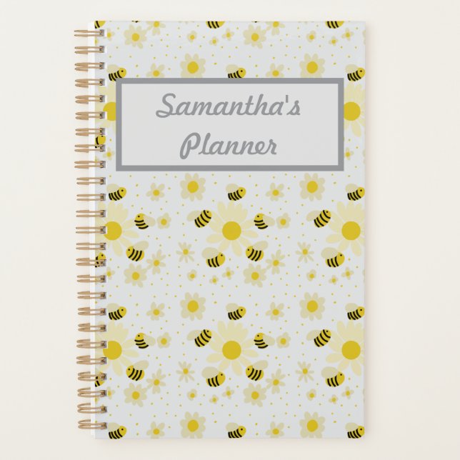 Personalized Bees Planner (Front)