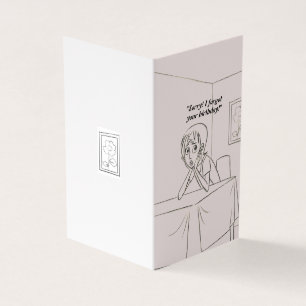 Personalized Belated birthday greeting card