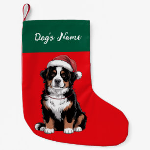 Personalized Bernese Mountain Dog Christmas Small Christmas Stocking