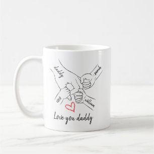 Personalized Best Daddy Ever Custom Father’s Day Coffee Mug