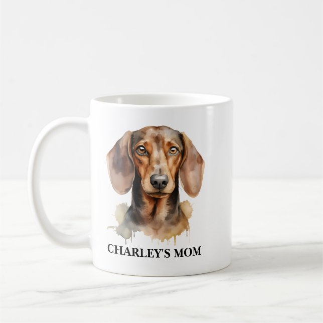 Personalized Best Dog Mom  Photo | Mother’s Day Coffee Mug (Left)