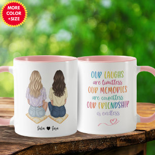 Personalized Best Friend Mug for Women   Funny Fri