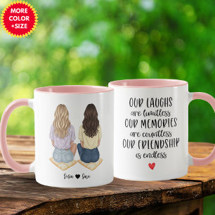 Personalized Best Friend Mug for Women Funny Fri